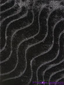Dywan Soft Shaggy 3D 1.60 x 2.20 - 2244 Czarny