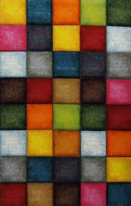 Dywan Olivi 2,40 x 3,30 m- Kwadraty  3D Mozaika 
